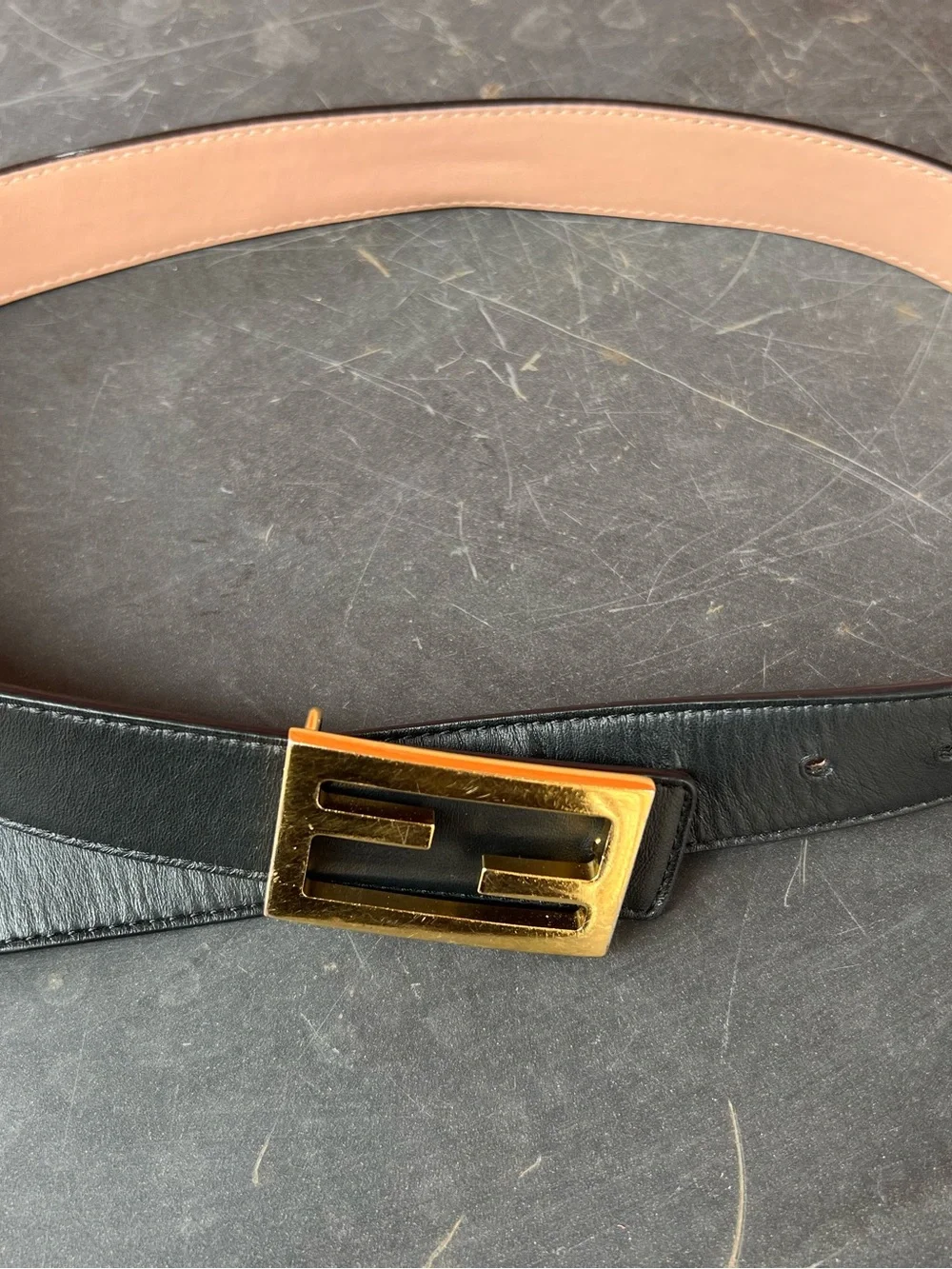 Fendi Baguette Reversible Belt (Authentic)